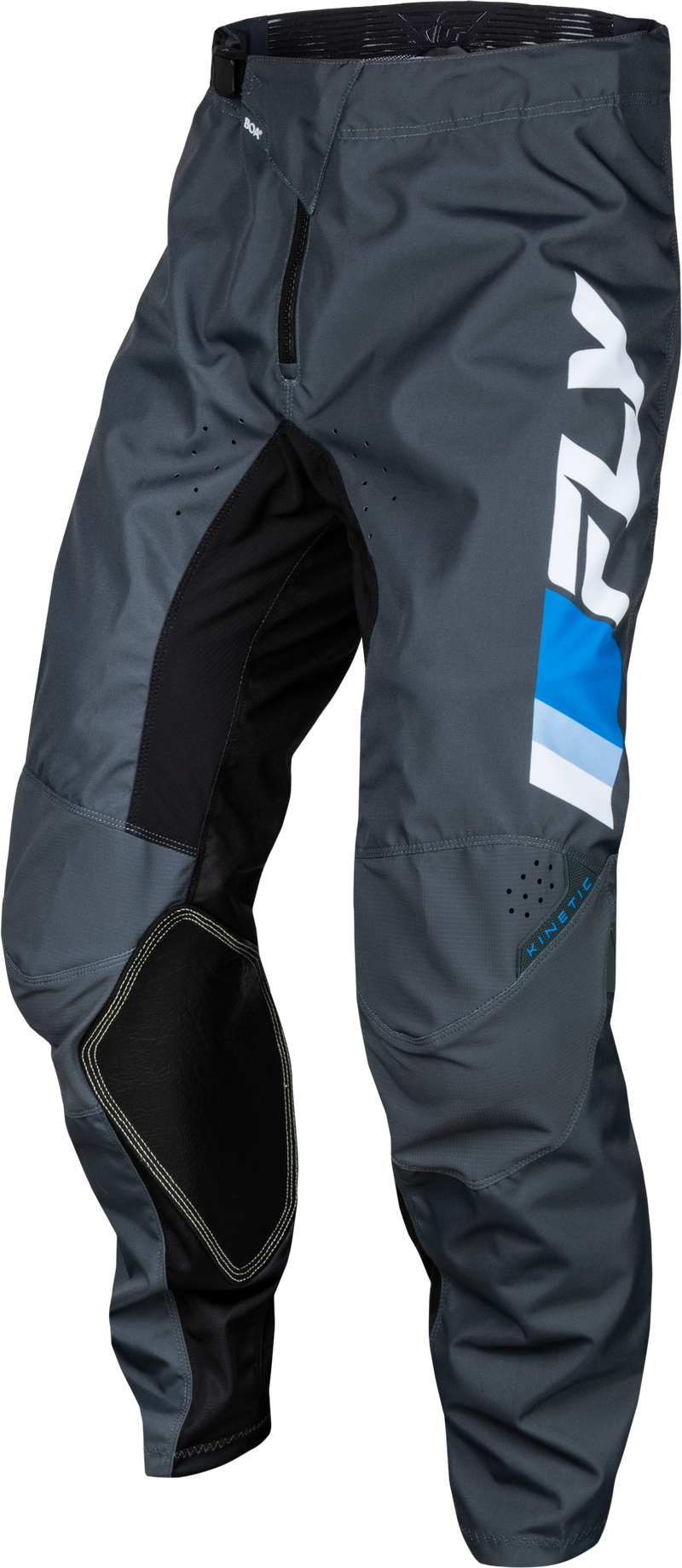 Load image into Gallery viewer, YOUTH KINETIC PRIX PANTS BRIGHT BLUE/CHARCOAL/WHT SZ 22 377-43022 image 4
