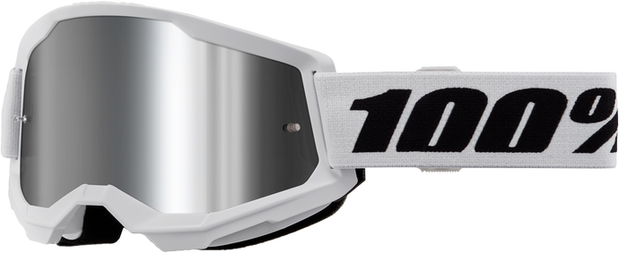 STRATA 2 GOGGLE WHITE MIRROR SILVER LENS 50028-00019 image 1