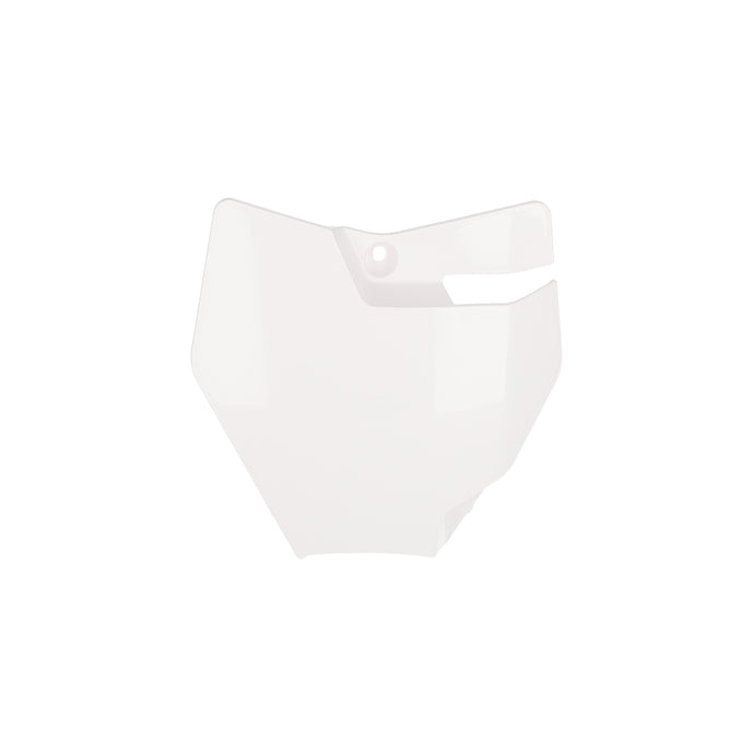 FRONT NUMBER PLATE WHITE GAS/KTM 2980610002 image 1
