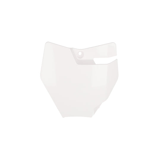 FRONT NUMBER PLATE WHITE GAS/KTM 2980610002 image 1