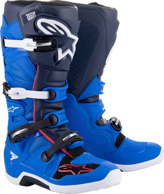 TECH 7 BOOTS ALPINE BU/NGT NVY/BT RD SZ 7 2012014-7058-7 image 1