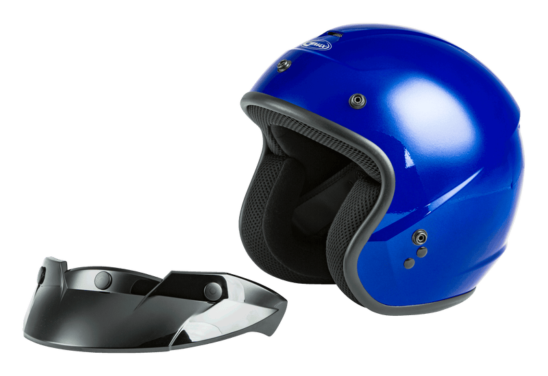 Load image into Gallery viewer, YOUTH OF-2Y OPEN-FACE HELMET BLUE YM G1020041 image 5
