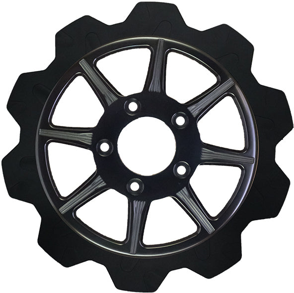 HIGH CARBON STEEL PHOENIX FRONT ROTOR BLACK 11.8