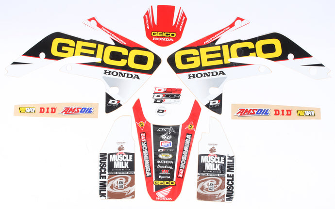 2014 GEICO HONDA GRAPHICS/TRIM KIT 10-10-624 image 1