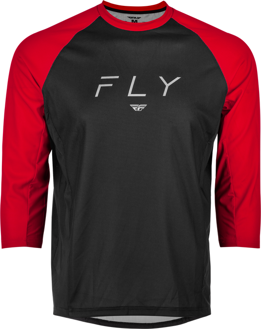 RIPA 3/4 SLEEVE JERSEY BLACK/RED SM 352-8131S image 2