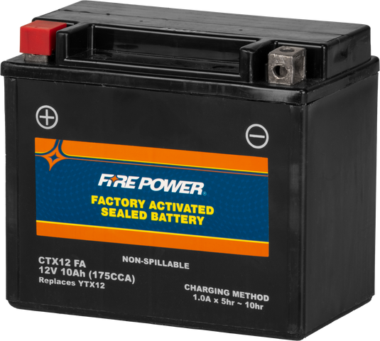BATTERY CTX12 SEALED FACTORY ACTIVATED CTX12-BS(FA) image 1