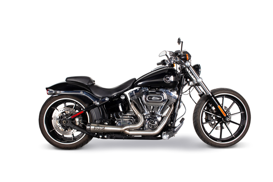 COMP S 2IN1 CARBON TIP 00-17 SOFTAIL STAINLESS 005-5210199 image 2
