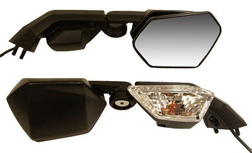 MIRROR RIGHT BLACK KAWASAKI 56001-0103