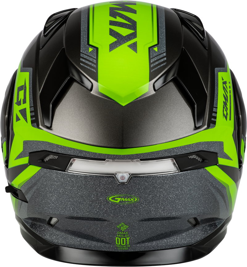 Load image into Gallery viewer, MD-01 VOLTA HELMET BLACK/SILVER/GREEN METALLIC XL M101381067 image 2
