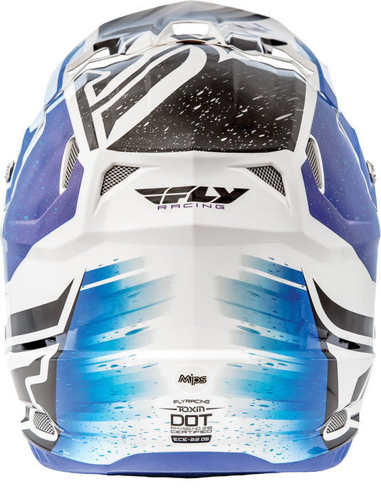TOXIN RESIN HELMET BLACK/BLUE YS 73-8523-1-YS image 3
