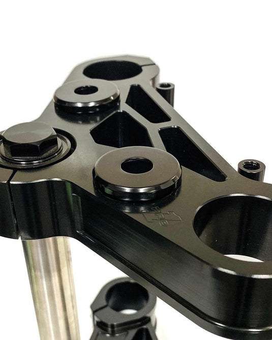 HANDLEBAR RISER DAMPER KIT POYLURETHANE BUSHING BLACK ANO 103070B image 2