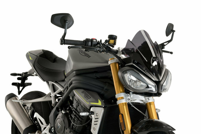 WINDSCREEN NNG SPORT DARK SMOKE TRI 20795F image 1
