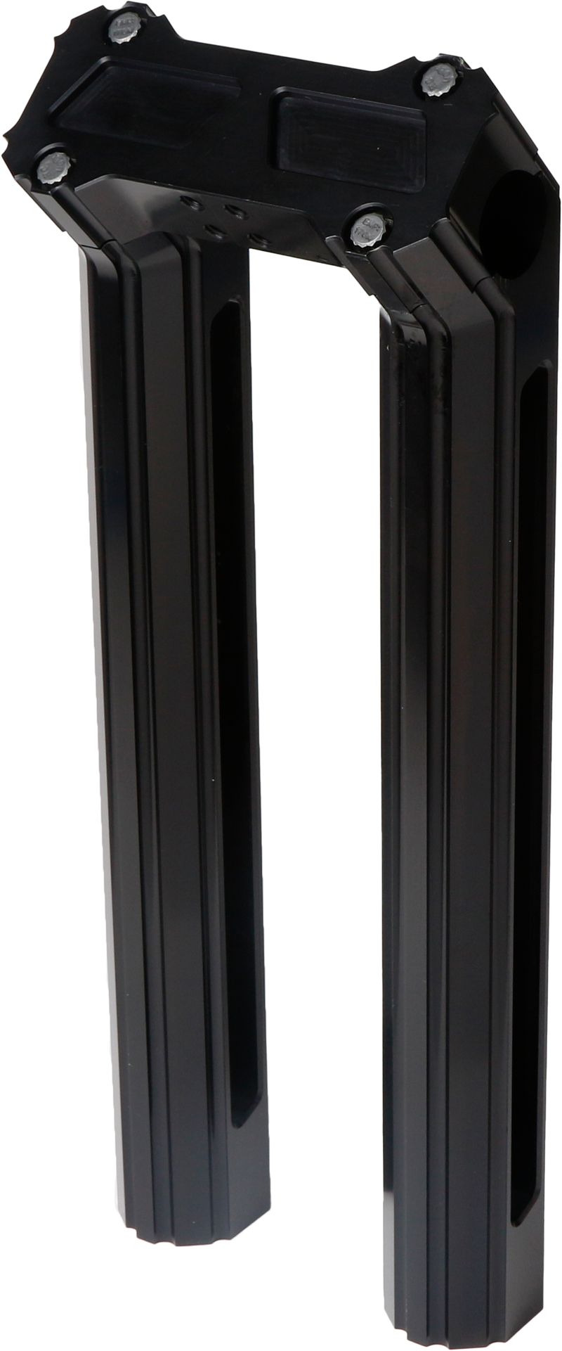 Load image into Gallery viewer, H/D BILLET RISERS 12&quot; BLACK KICKBACK HDB-1014B image 1

