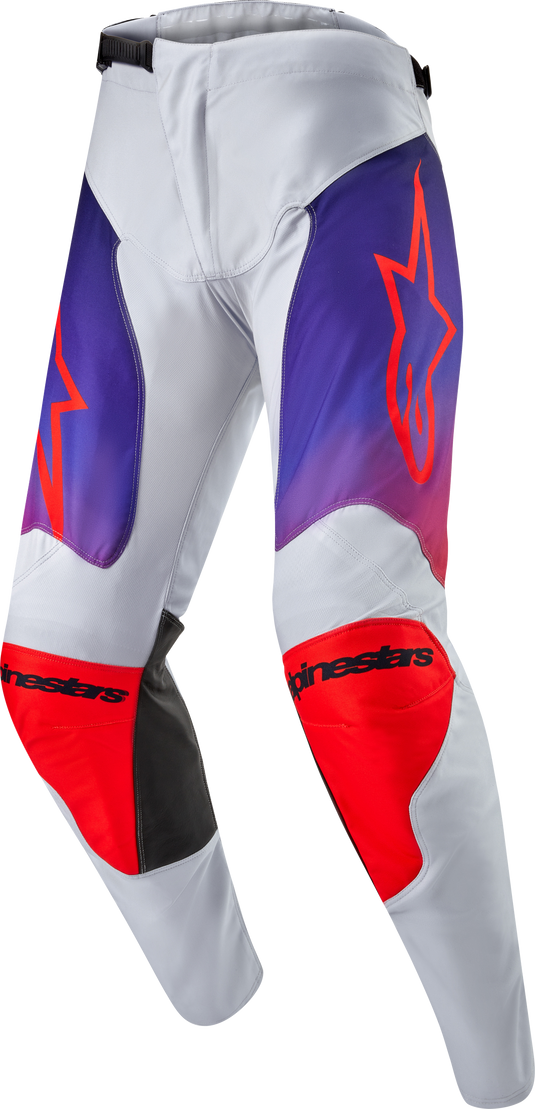RACER HOEN PANTS LT GREY/HOT ORNG/BLK SZ 28 3721324-924-28 image 1