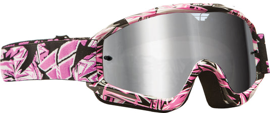 ZONE PRO YOUTH GOGGLE PINK W/ CHROME/SMOKE LENS 37-2272 image 1