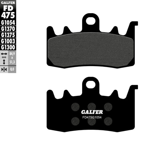 BRAKE PADS SEMI METALLIC FD475G1054 FD475G1054 image 1