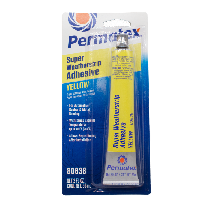 SUPER WEATHER STRIP ADHESIVE 2 OZ 80638 image 1