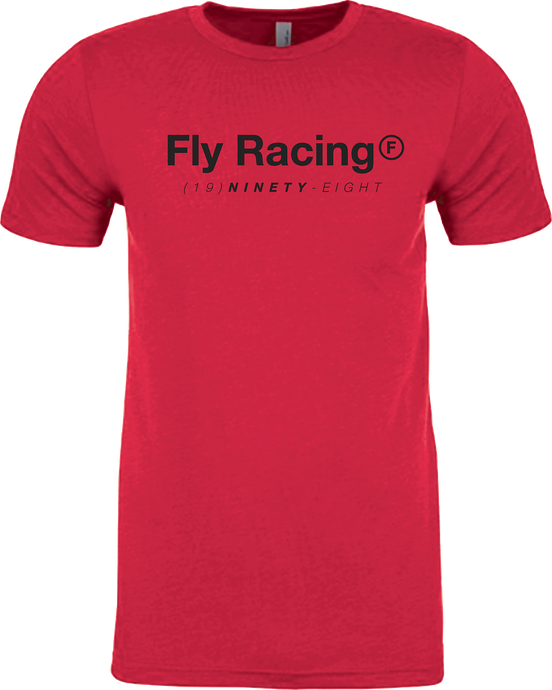 FLY TRADEMARK TEE RED LG 354-0316L image 1