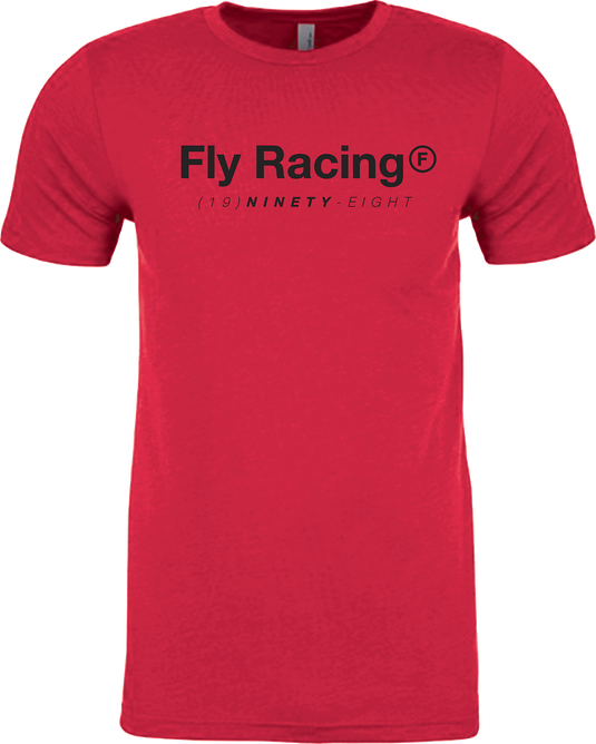 FLY TRADEMARK TEE RED LG 354-0316L image 1