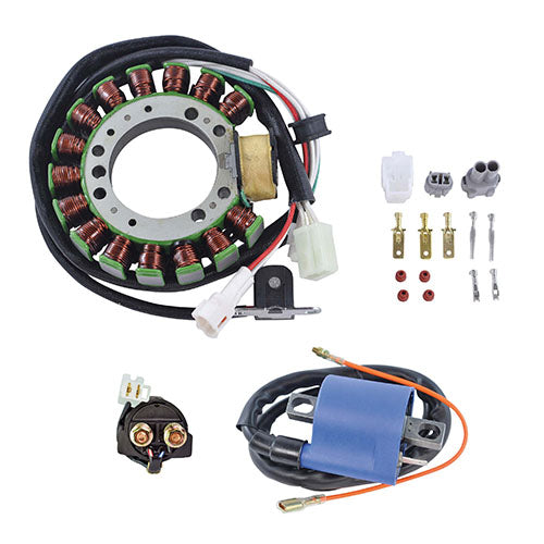 RMSTATOR STATOR + IGNITION COIL + SOLENOID