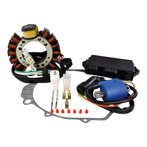 RMSTATOR STATOR + CDI BOX + IGNITION COIL + GASKET