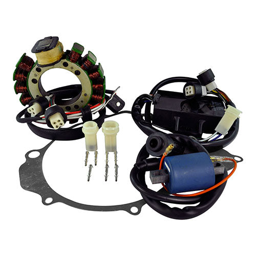 RMSTATOR STATOR + CDI BOX + IGNITION COIL + GASKET