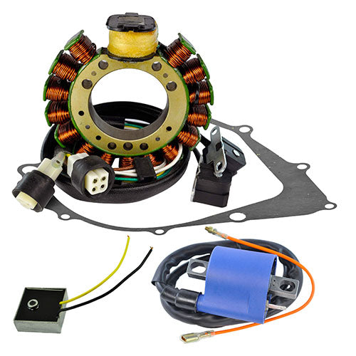 RMSTATOR KIT STATOR + CRANKCASE COVER GASK + EXT IGN COIL