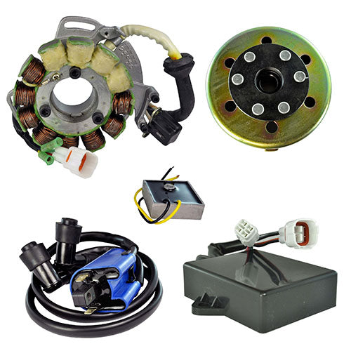 RMSTATOR KIT STATOR 200W AC REGULATOR CDI BOX COIL FLYWHEEL