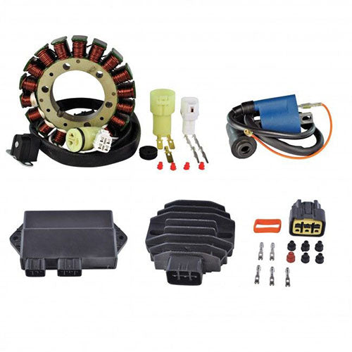 RMSTATOR STATOR REGULATOR RECTIFIER CDI BOX + EX COIL