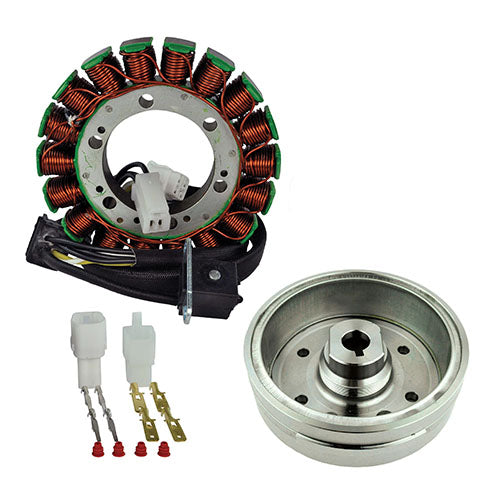 RMSTATOR KIT STATOR + IMPROVEDMAGNETO FLYWHEEL