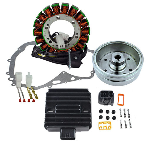 RMSTATOR KIT STATOR FLYWHEEL REG REC CRANKCASE COVER GASKET