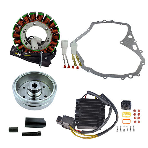RMSTATOR KIT FLYWHEEL + PULLER+ STATOR + MOSFET REG + GASK