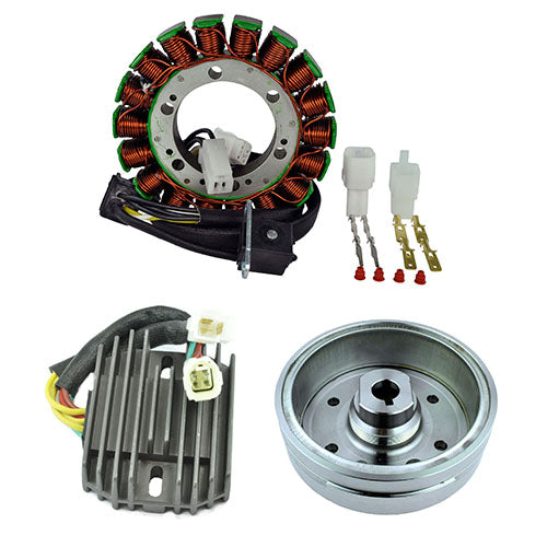 RMSTATOR KIT FLYWHEEL + STATOR+ VOLTAGE REG REC