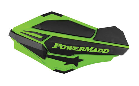 SENTINEL HANDGUARDS, KAWASAKI GREEN/BLACK