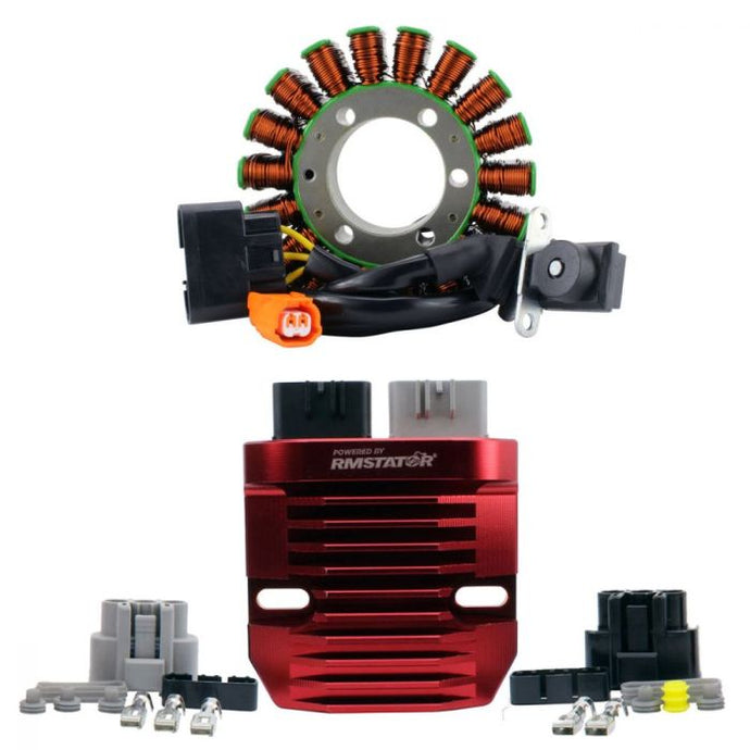 RMSTATOR KIT STATOR RMSTATOR RED MACHINED ALUMINUM MOSFET REG
