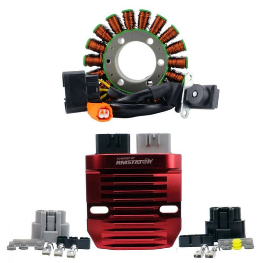 RMSTATOR KIT STATOR RMSTATOR RED MACHINED ALUMINUM MOSFET REG