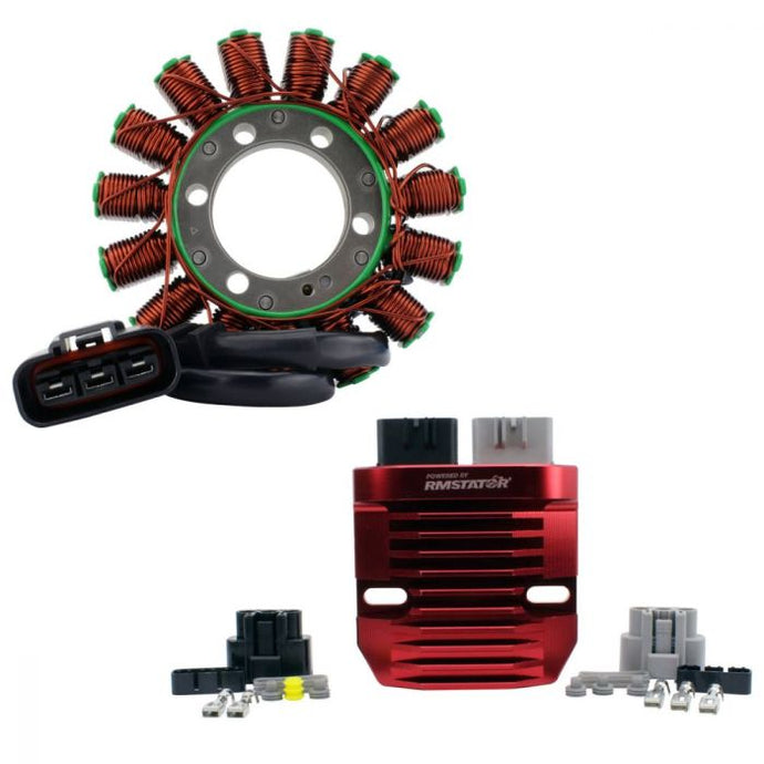 RMSTATOR KIT STATOR + RED MACHINED LITH BATTERY COMP REG