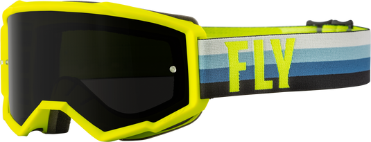 YOUTH ZONE GOGGLE HI-VIS/TEAL W/ DARK SMOKE LENS 37-51715 image 1