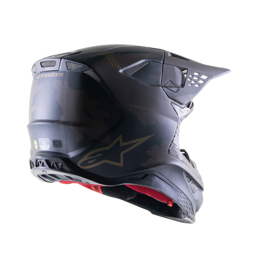 S-M10 LE SQUAD 23 HELMET DARK BROWN/KANGAROO GOLD MD 8302823-839-M image 2