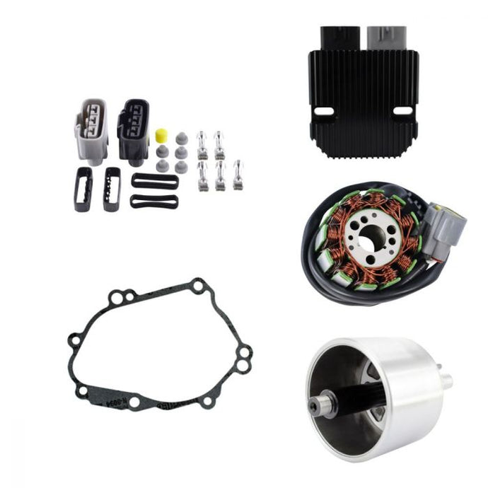 RMSTATOR REVOLT VOLTAGE REGULAT OR + STATOR + FLYWHEEL + GASKET