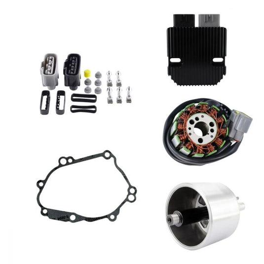 RMSTATOR REVOLT VOLTAGE REGULAT OR + STATOR + FLYWHEEL + GASKET