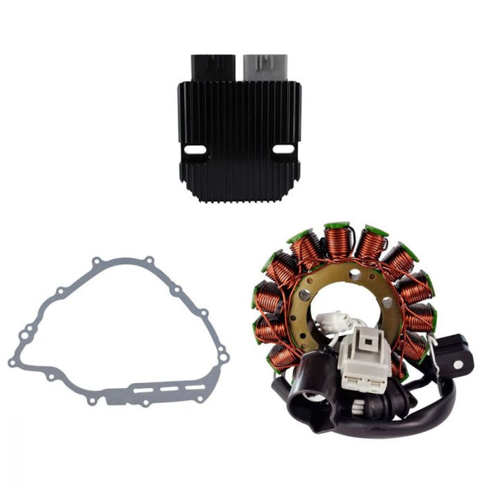 RMSTATOR REVOLT VOLT REG RECTIF IER + STATOR + CRANKCASE GASKET