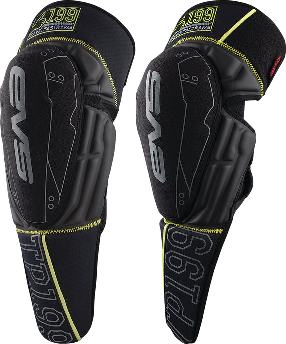 TP199 KNEE GUARDS BLACK/HI-VIS YOUTH TP199K-BK-Y image 1