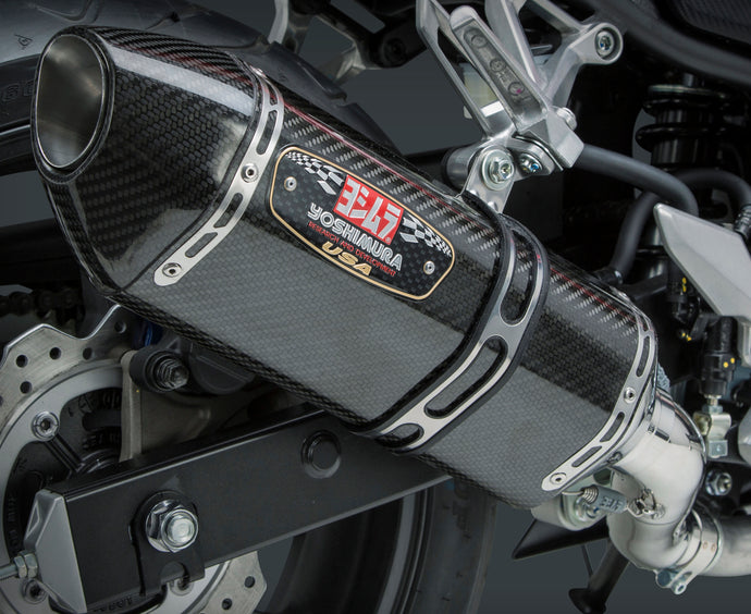 EXHAUST SIGNATURE R-77 SLIP-ON SS-CF-CF 12551E0220 image 1