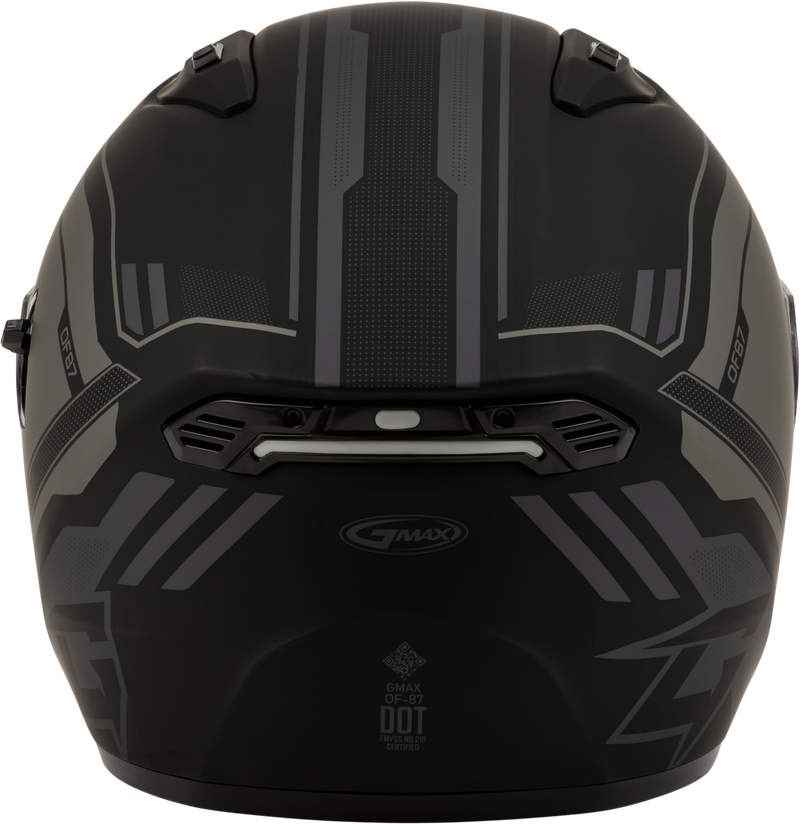 Load image into Gallery viewer, OF-87 DUKE HELMET W/LED LIGHT MATTE BLK/GREY 2X O1187508 image 5

