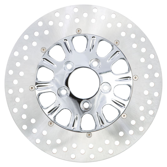 2PC FRONT RIGHT LUCK DISC CHROME 11.5