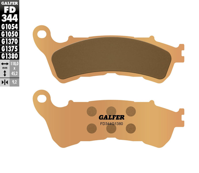 BRAKE PADS SINTERED FD344G1380 FD344G1380 image 1