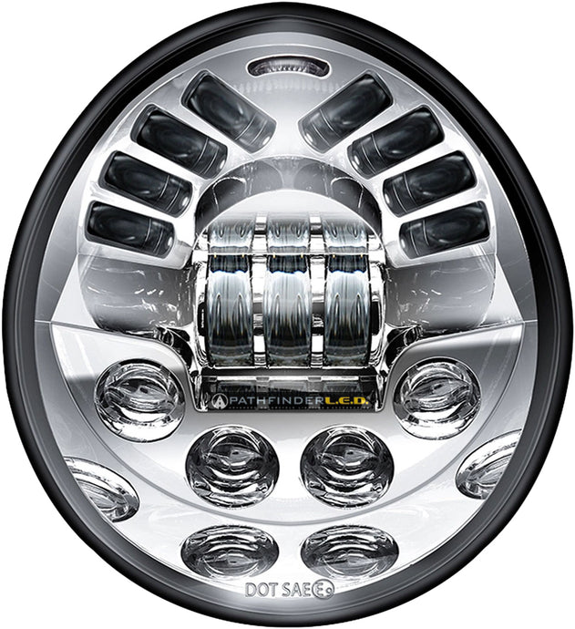 V-ROD HEADLIGHT CHROME V2VRDC image 1