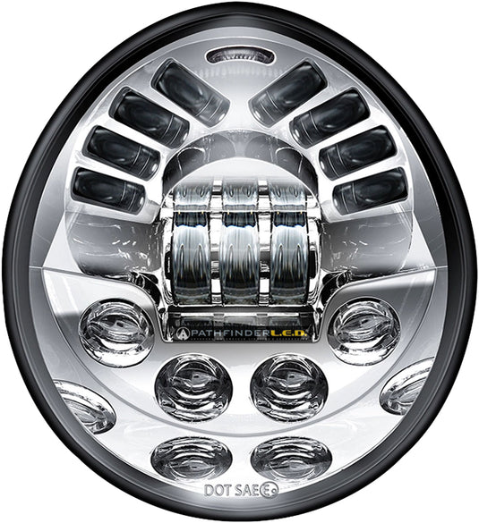 V-ROD HEADLIGHT CHROME V2VRDC image 1