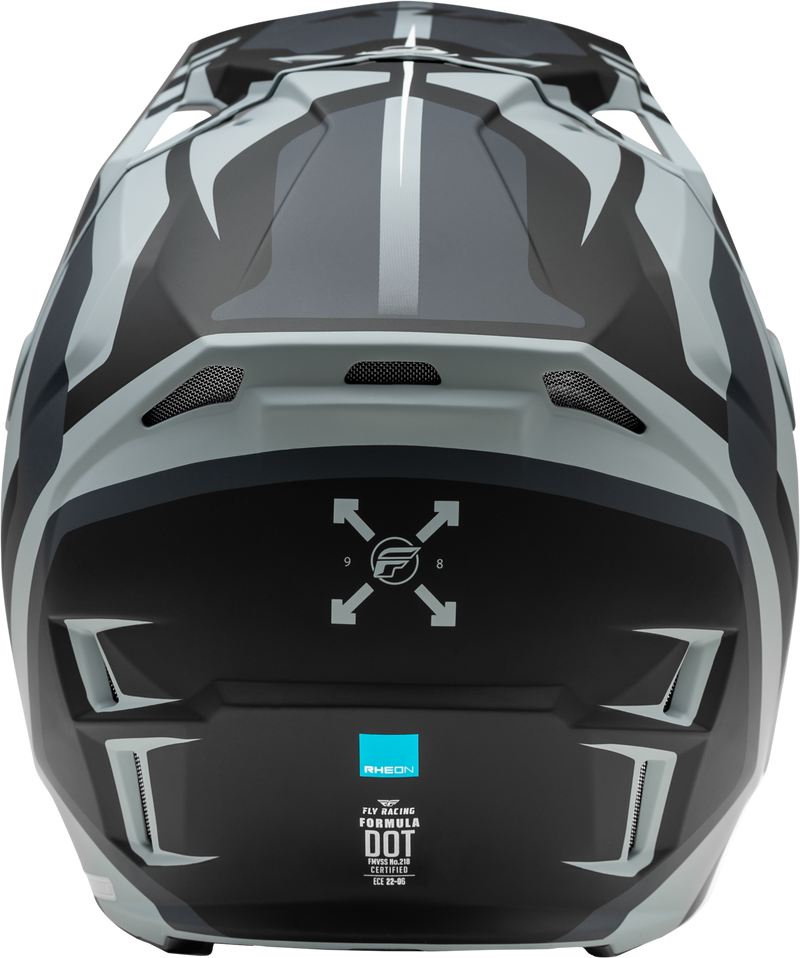 Load image into Gallery viewer, YTH FORMULA CP KRYPTON HELMET MATTE GREY/BLACK YL 73-0035YL image 2
